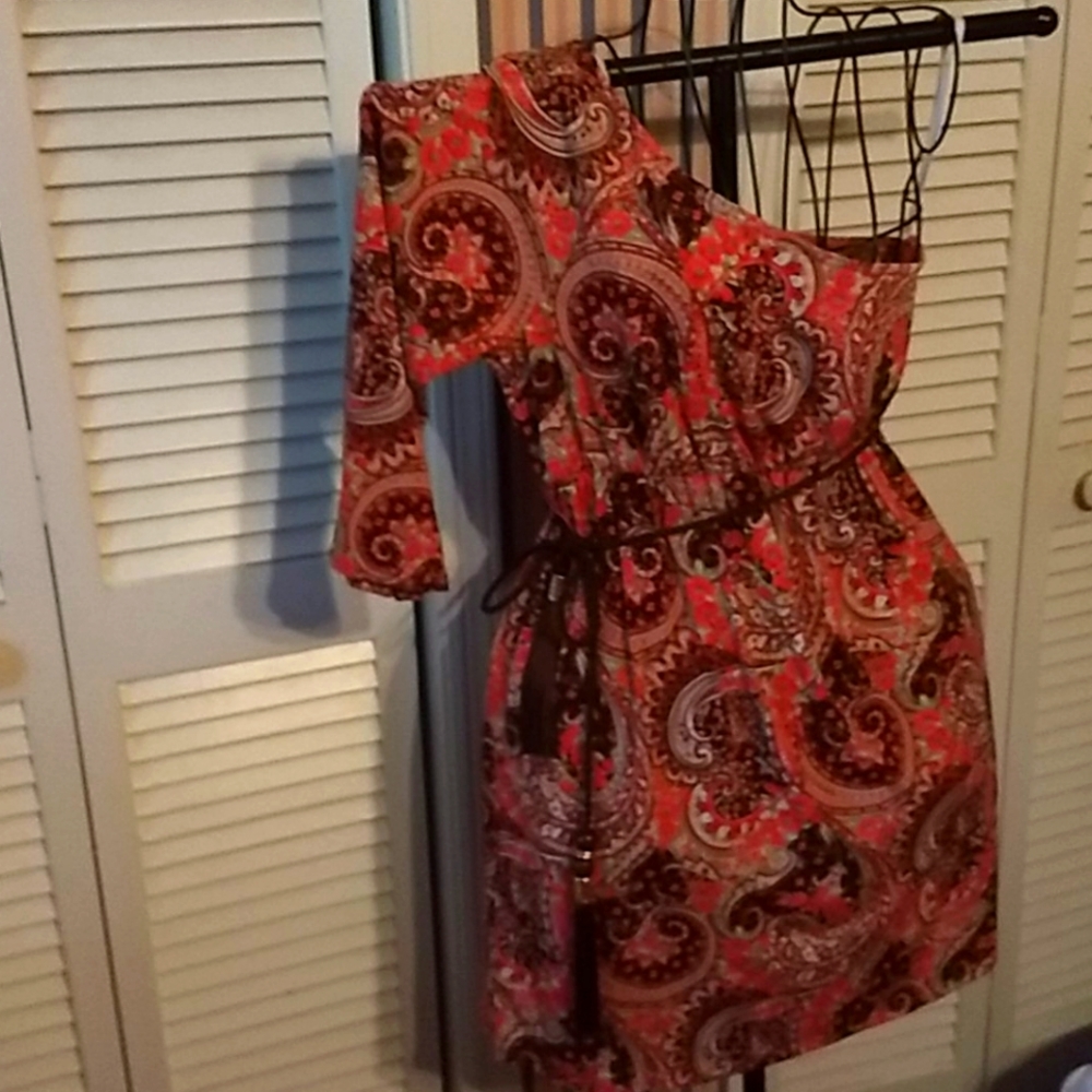 Cold shoulder dress